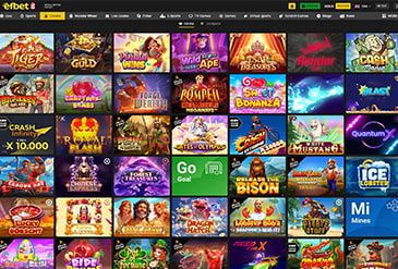 Pregled Efbet sekcije igara