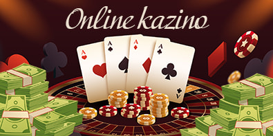 Dobici u kazinu za pravi novac koji okružuju kockarske kartice i poker čips.