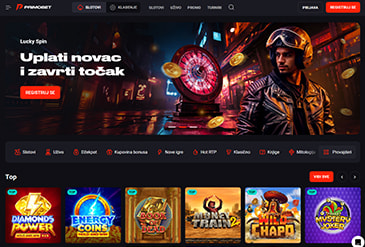 Primobet početna strana