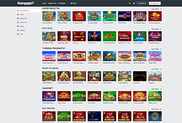 Pregled Superbet Početne Strane